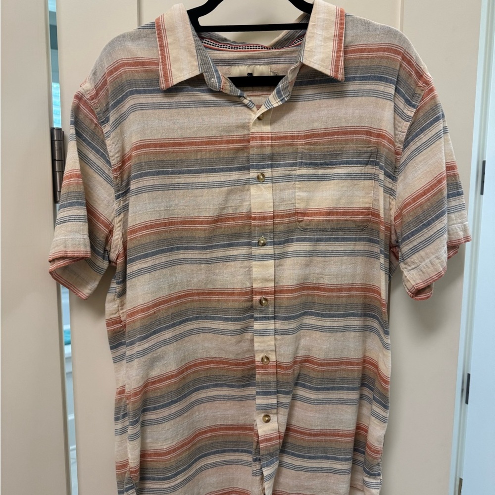 The Normal Brand Multicolor Striped Button Down S… - image 2